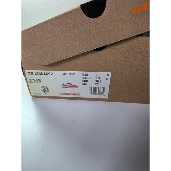 MERRELL MTL Long Sky 2 Tangerine Trail Running Shoes - NEW - Women's Size 8 - Picture 3 of 14